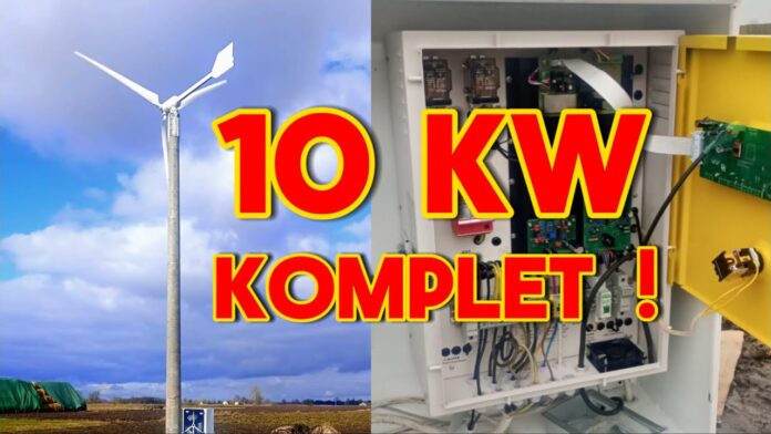 Elektrownia wiatrowa 10kW komplet